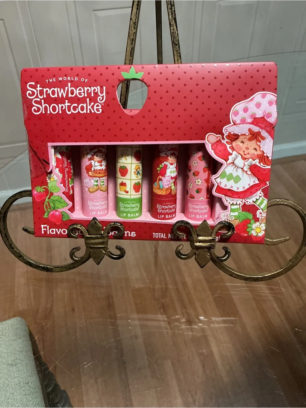 Brand New Strawberry Shortcakes Flavored Lip Balms